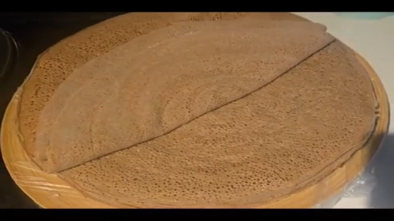 100% ጤፍ በጣም ለስላሳ እና አይኑ የሚያምር እንጀራ ቀላል መንገድ አሰራር /how to make Ethiopian Food Injera Recipe/