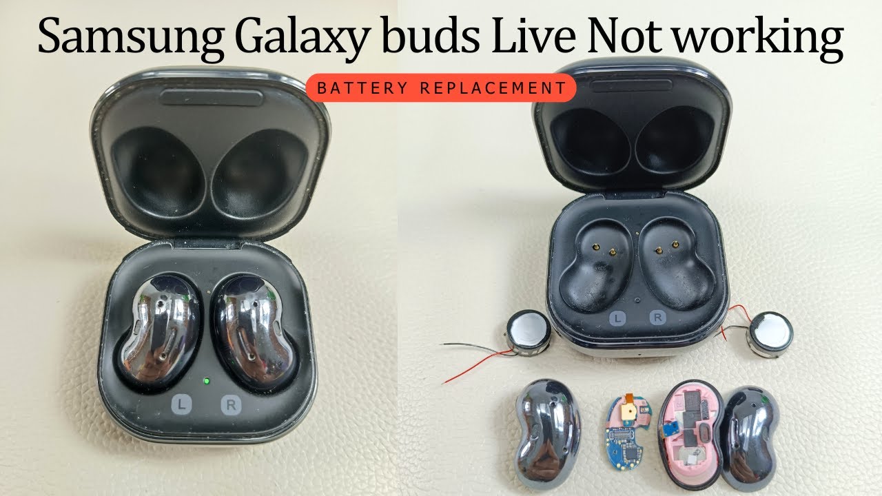 Наушники Samsung Galaxy Buds Live не работают | Как заменить аккумулятор пошагово, лучший способ!
