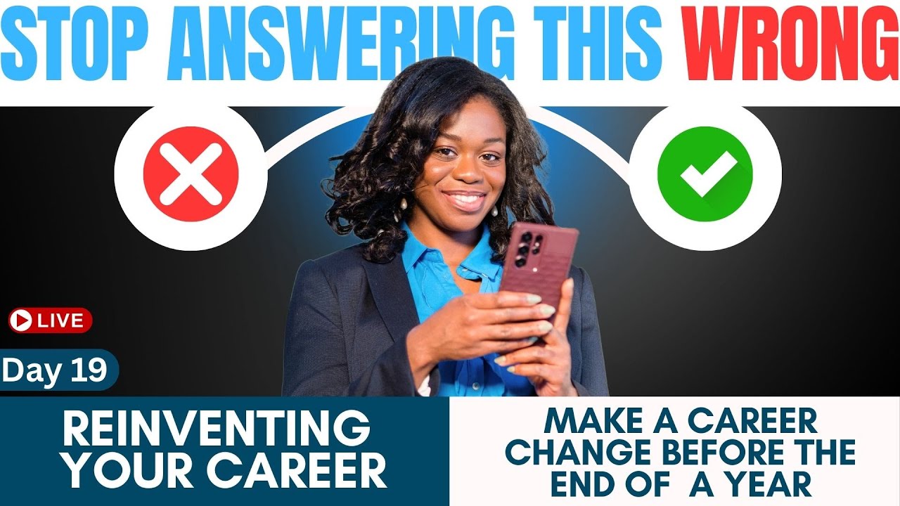 How to Answer 'Tell Me About Yourself' in a Career Change Interview - RYC 19/30