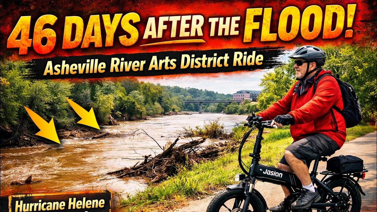 46 Days After Hurricane Helene | Asheville E-Bike Ride