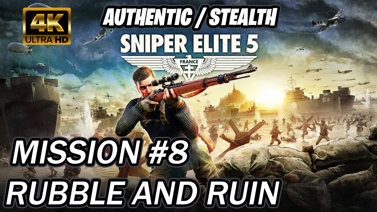 Sniper Elite 5 | Walkthrough [Authentic] GHOST Mission 8