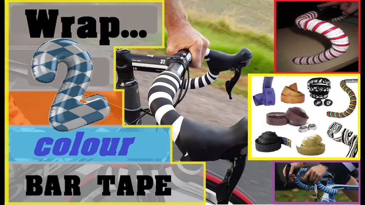 How to wrap two colour handlebar tape