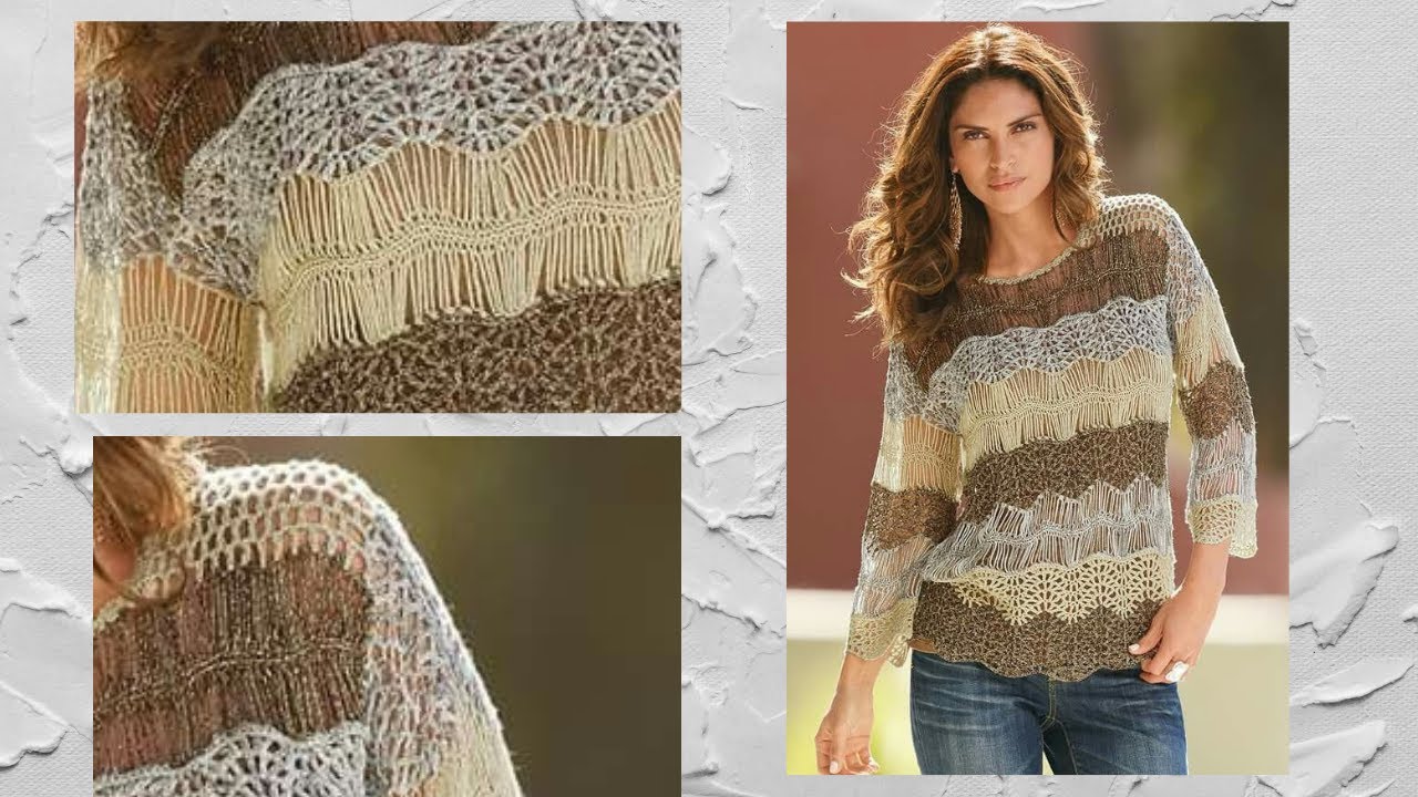 como tejer blusa facil a crochet y rapido