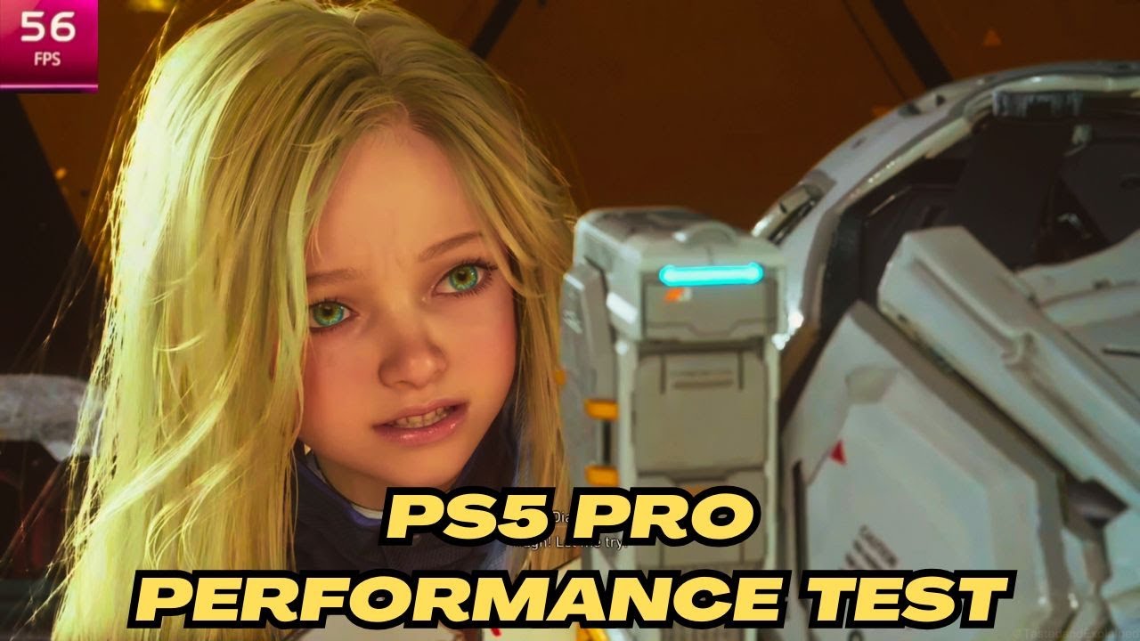 Pragmata Sketchbook - PS5 Pro 60 FPS Performance Test