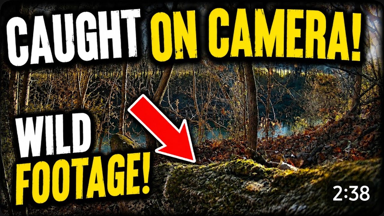 I placed a trail camera on this log and here's what I captured! #trailcam #trailcamvideos