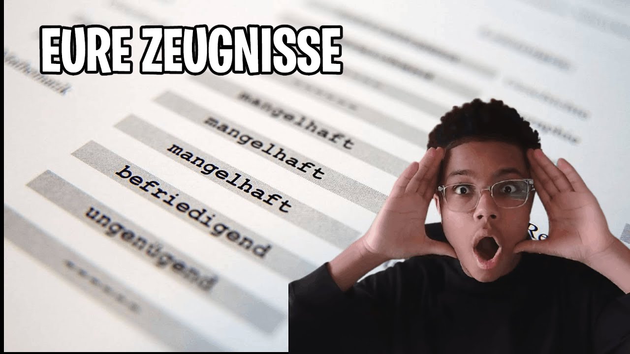 ZUSCHAUER SCHICKEN MIR IHRE ZEUGNISSE...
