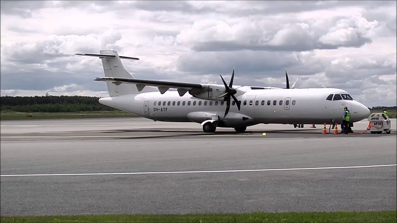 N&deg;RRA ATR 72-500  arrives at EFTP
