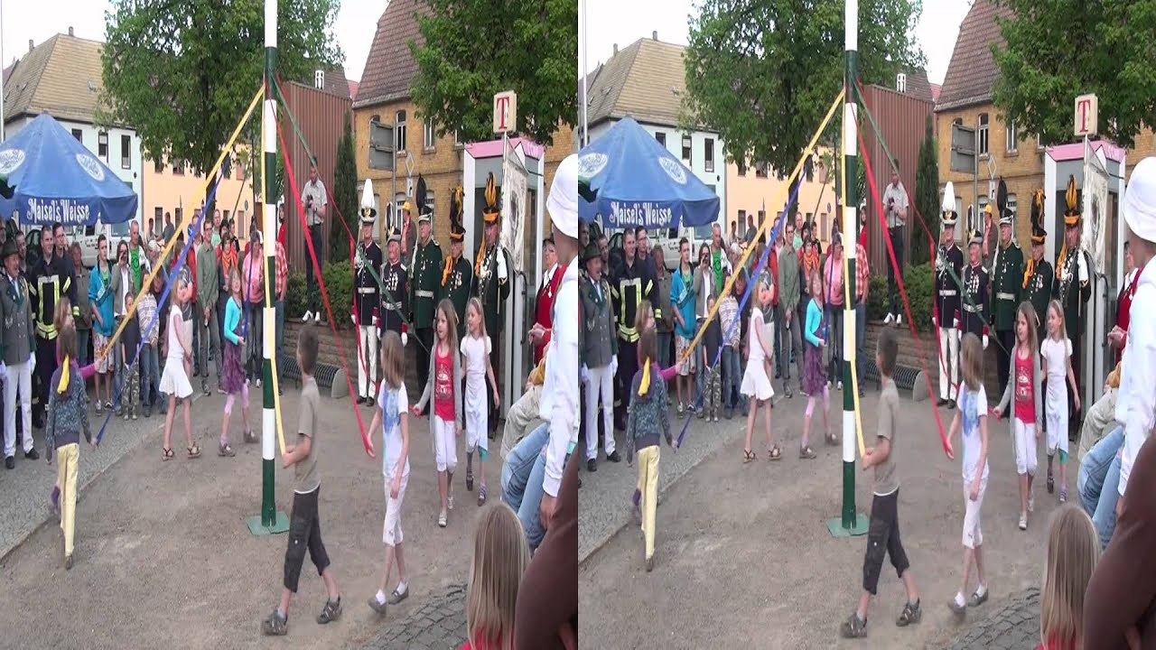 Maibaum setzen • Dommitzsch 2012 • 3D