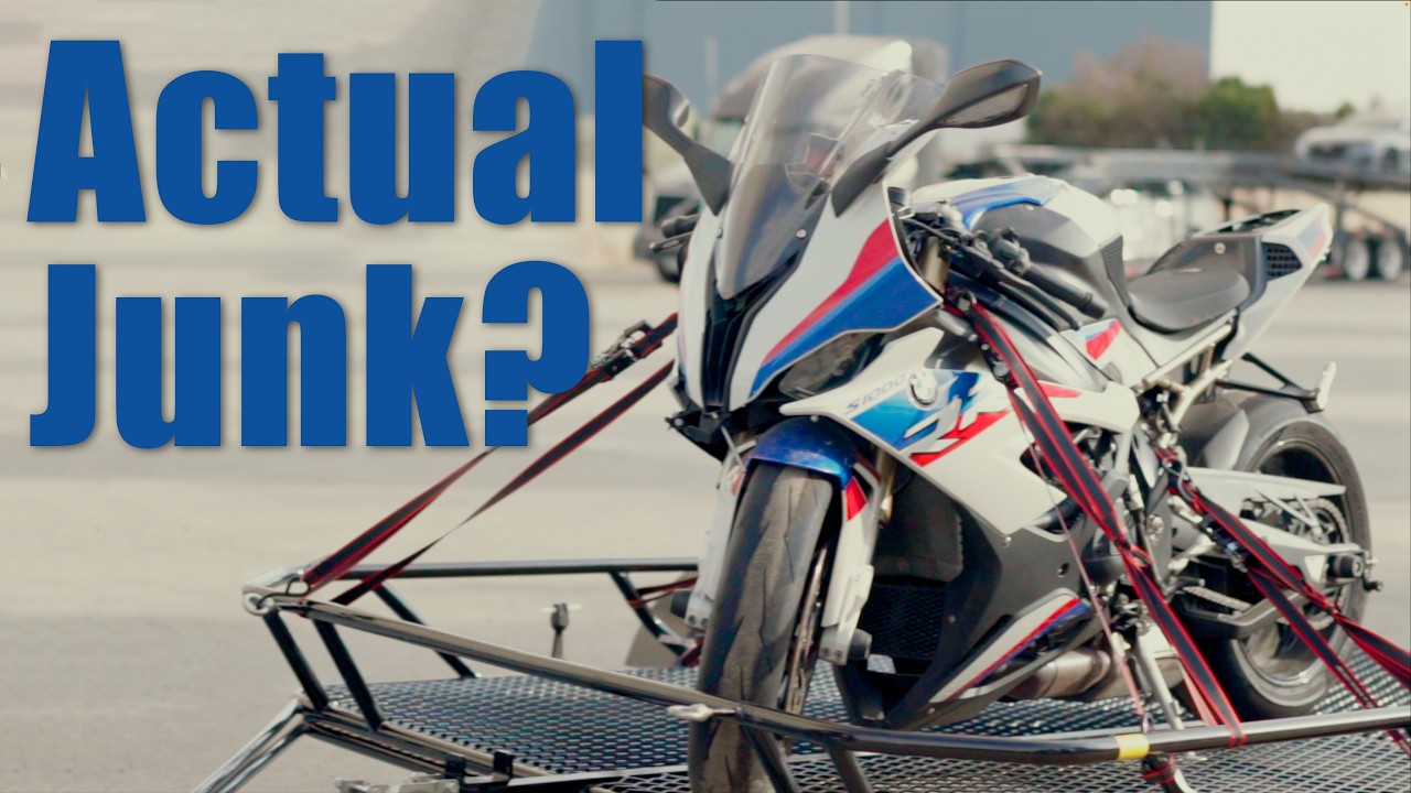 Towing SALVAGED S1000RR From Junkyard (K67 Rebuild EP 1)