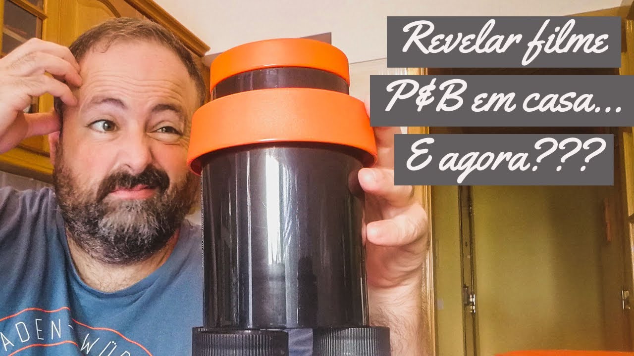 Revelação filme P&B em casa - Material necessário.