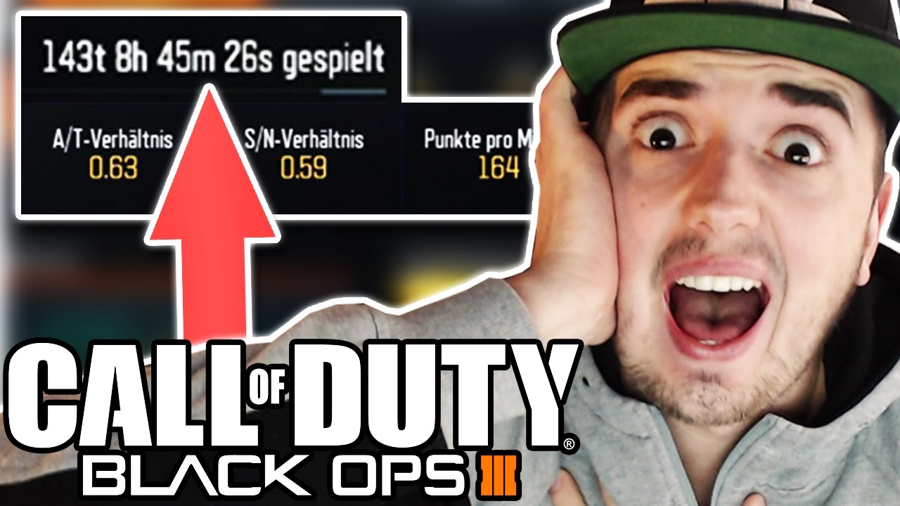 WTF!! 143 SPIELTAGE IN BLACK OPS 3 [0,6 K/D] | #DSDSU