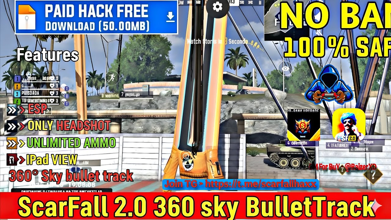 ScarFall 2.0 Hack Setup|| How To Use Scarfall 2.0 Hack || How To Download Scarfall HACK