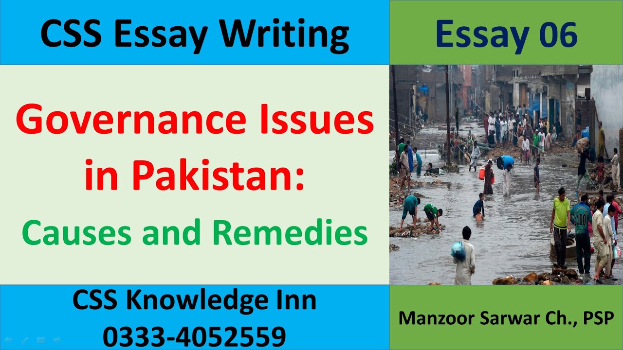 Governance Issues in Pakistan | Causes and Remedies |