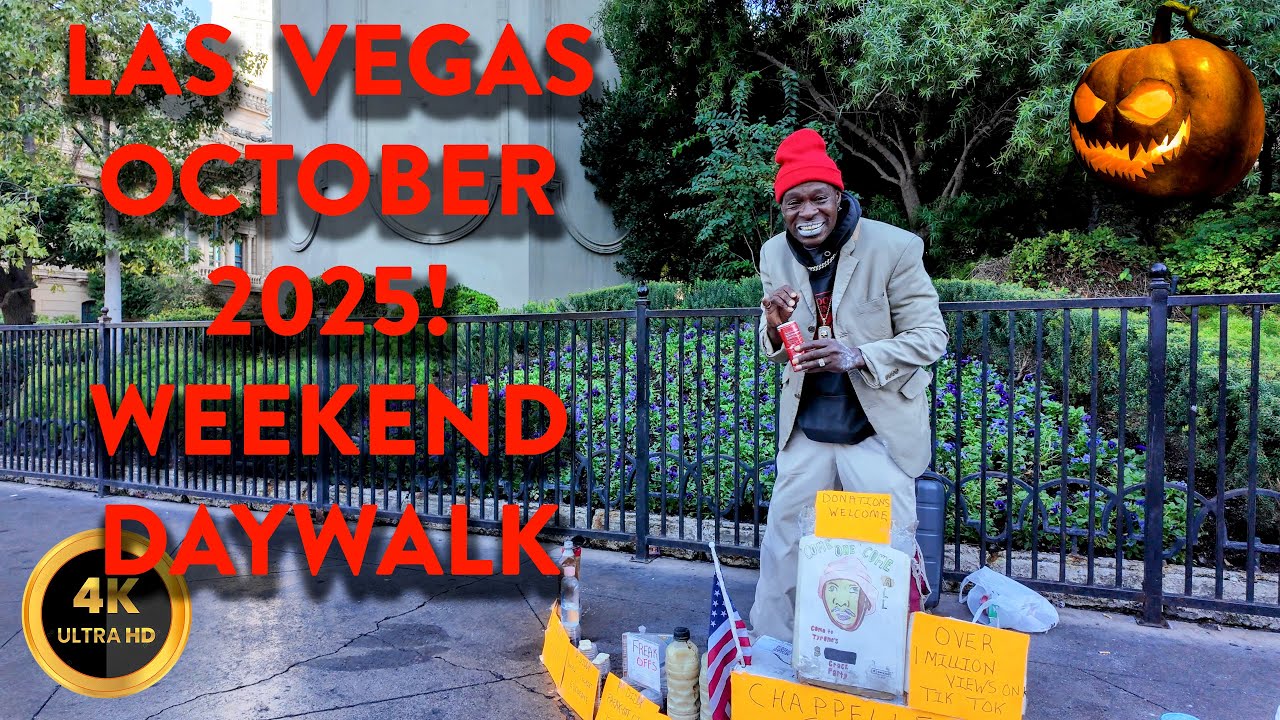 Las Vegas Strip Weekend Walk October 2025! 🎃