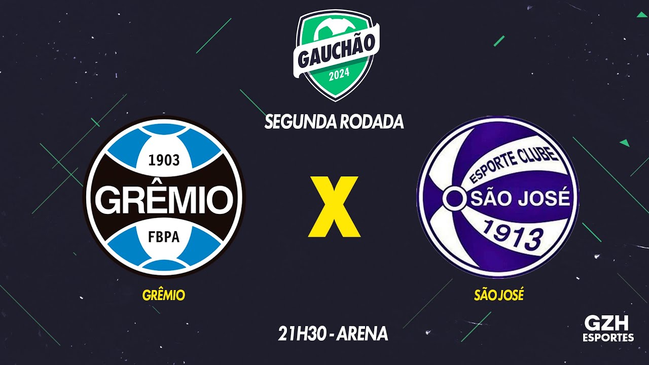 AO VIVO (com imagens): Grêmio x São josé - Gauchão 2024 | 24/01/2024