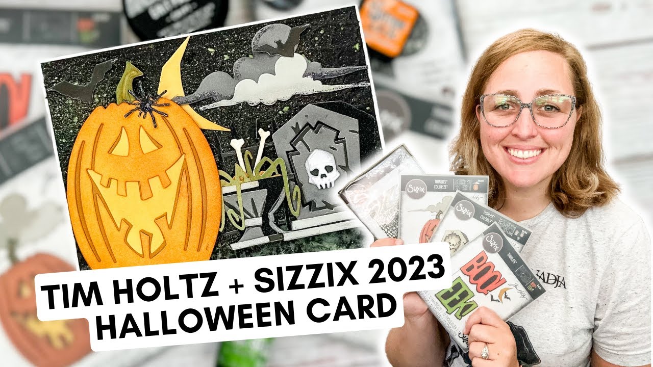New Halloween Dies from Tim Holtz & Sizzix [Colorize Assemblies, too!]