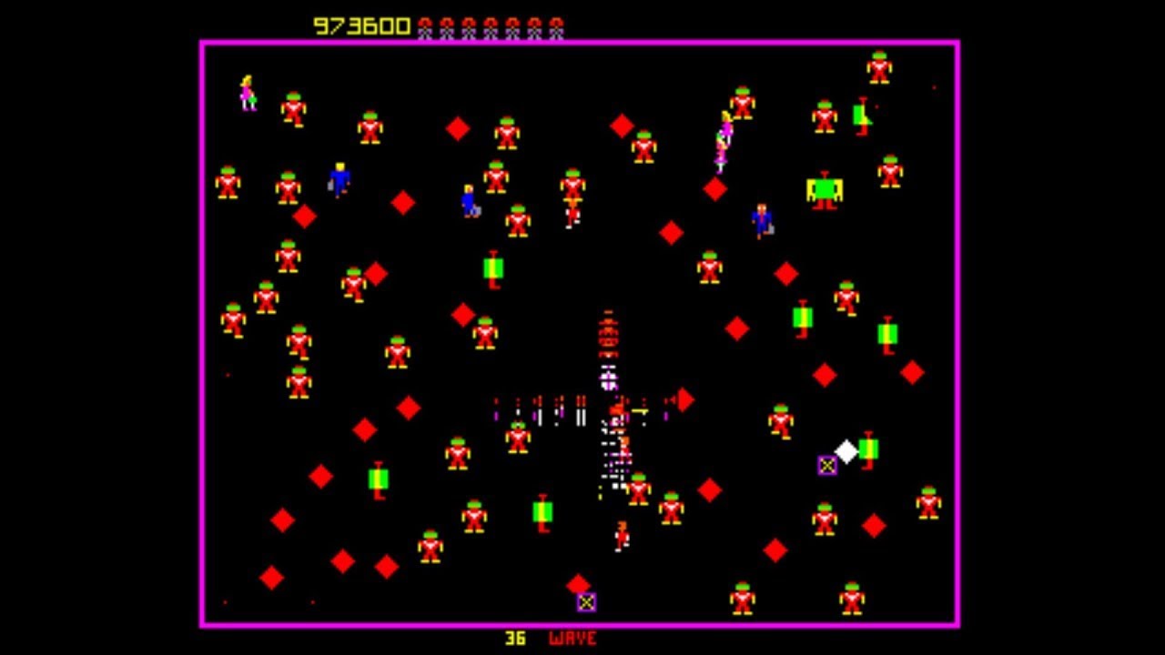 Robotron: 2084 [Аркадный лонгплей] (1982) Williams / Vid Kidz {лейбл Solid Blue}
