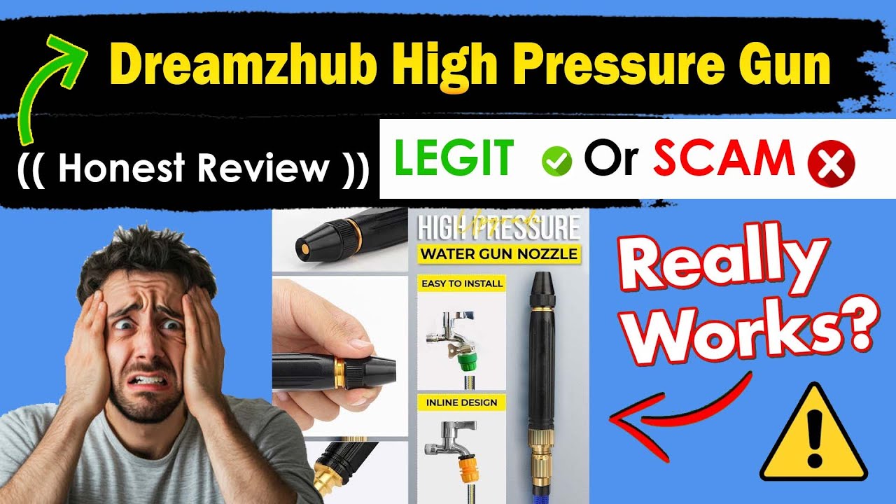 Dreamzhub High Pressure Water Spray Gun Review - Legit or Scam?
