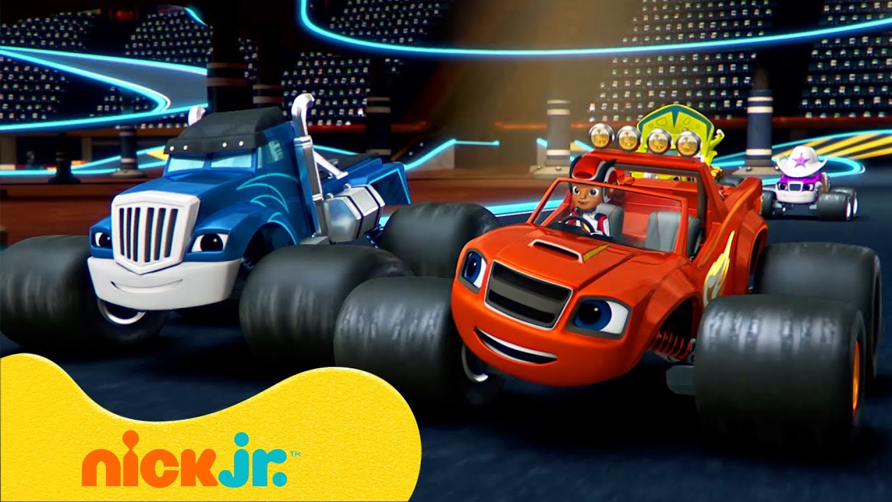 Blaze e le Mega Macchine | Le gare più VELOCI e più LENTE di Blaze e AJ! | Nick Jr. Italia