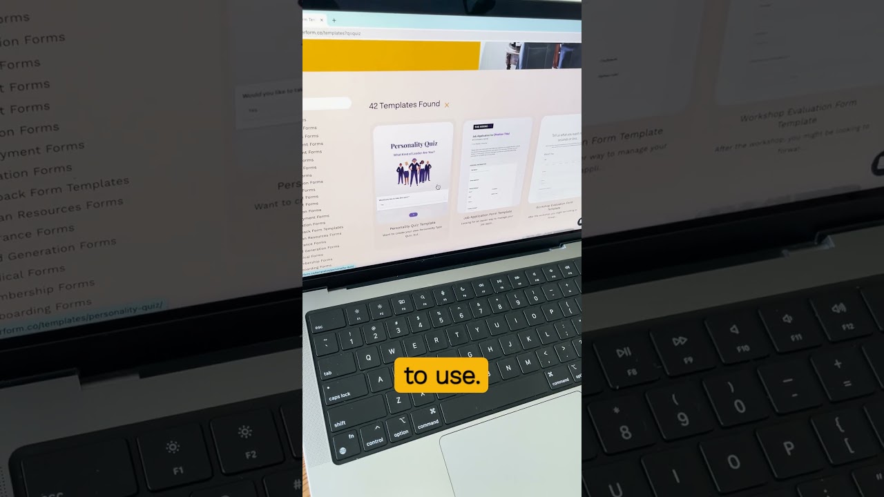 Build an online quiz with Paperform #shorts