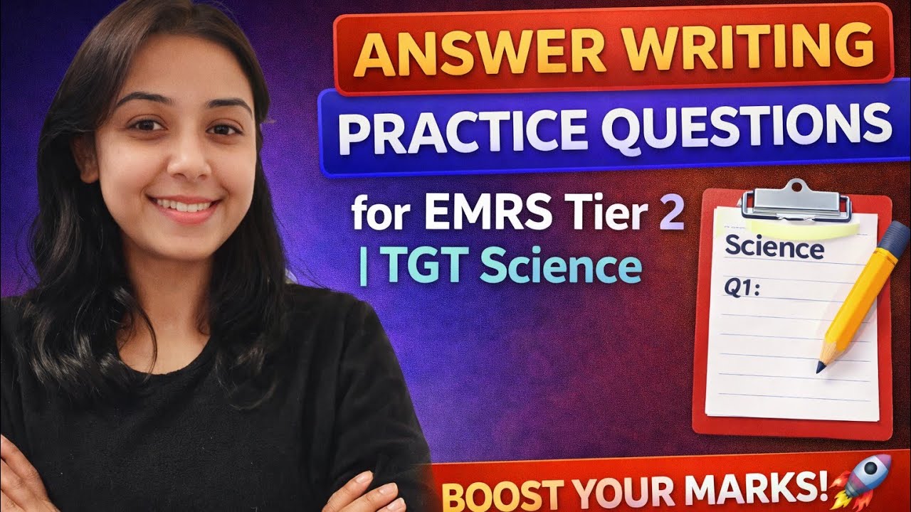 EMRS TGT Tier-2 Answer Writing 🔥 Practice Like a topper🤟🏻 #kvstgtpgt#emrstier2 