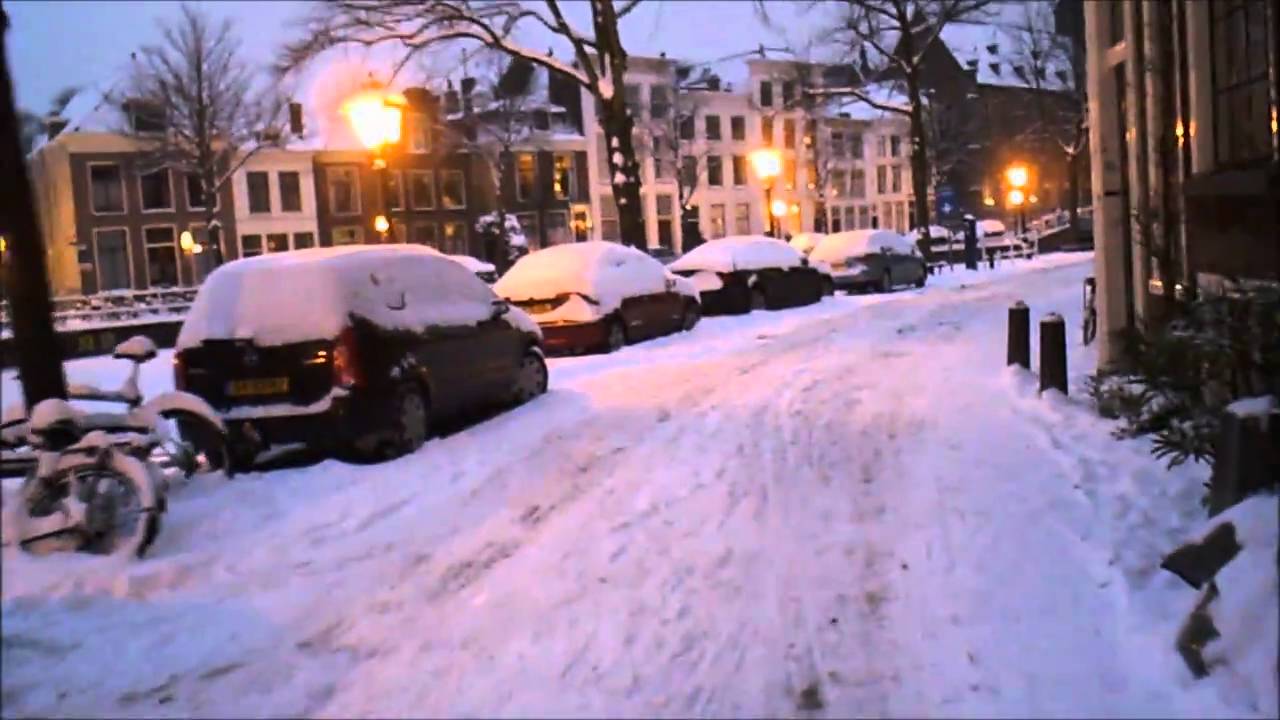 Leiden in de sneeuw -  Leiden (NL) in the snow