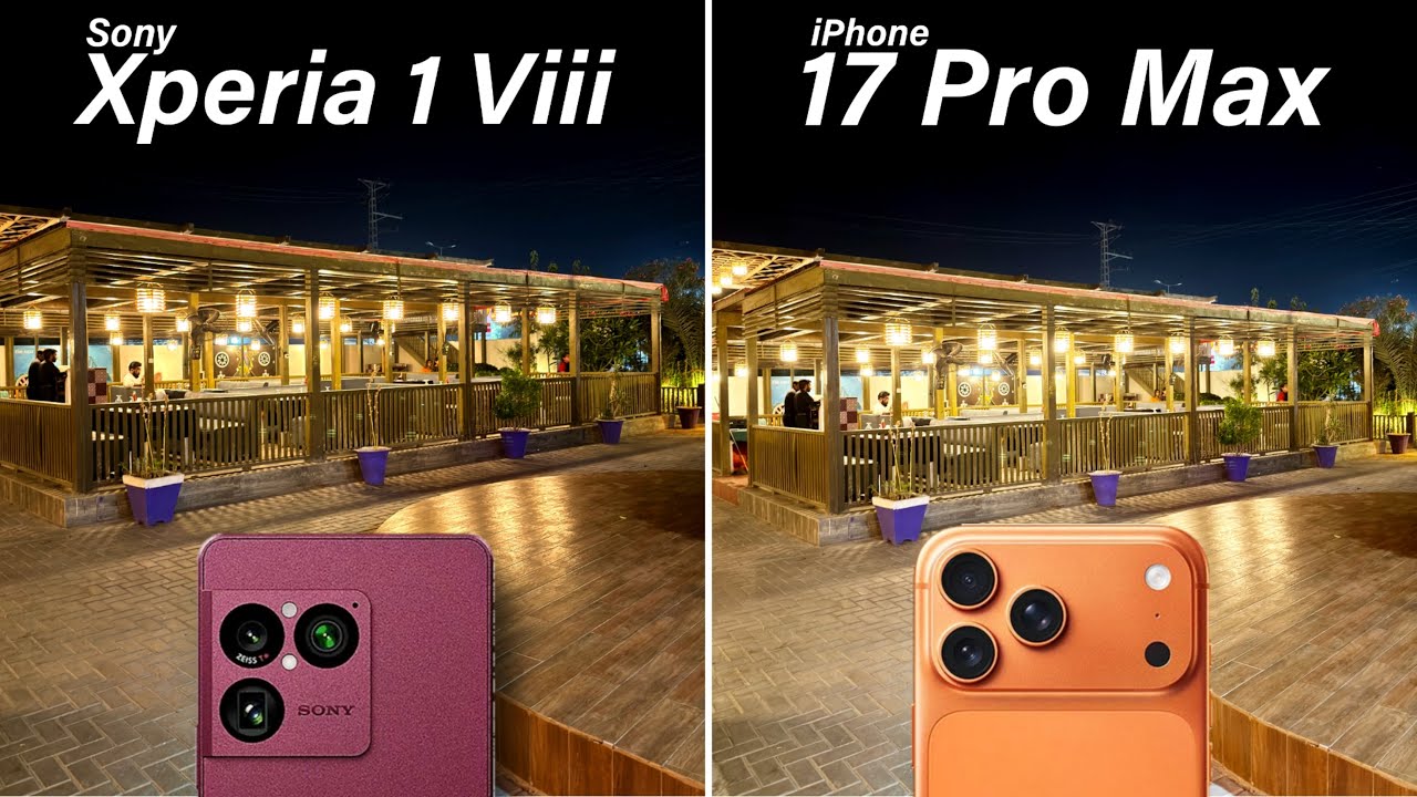 Сравнение камер Sony Xperia 1 VIII и iPhone 17 Pro Max: тест-драйв