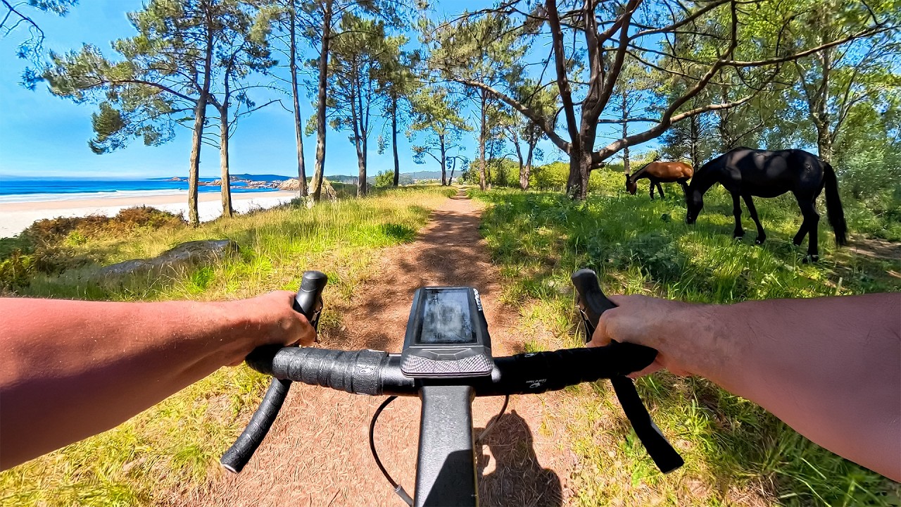 Gravel Bike en Pontedeume, Galicia, España | Insta360 X4 POV