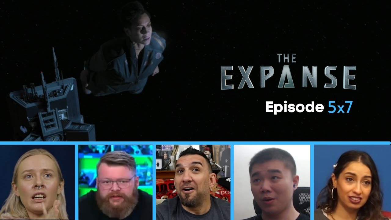 Reactors' Reaction to NAOMI NAGATA jumping into space in The Expanse S05E07 Exodus