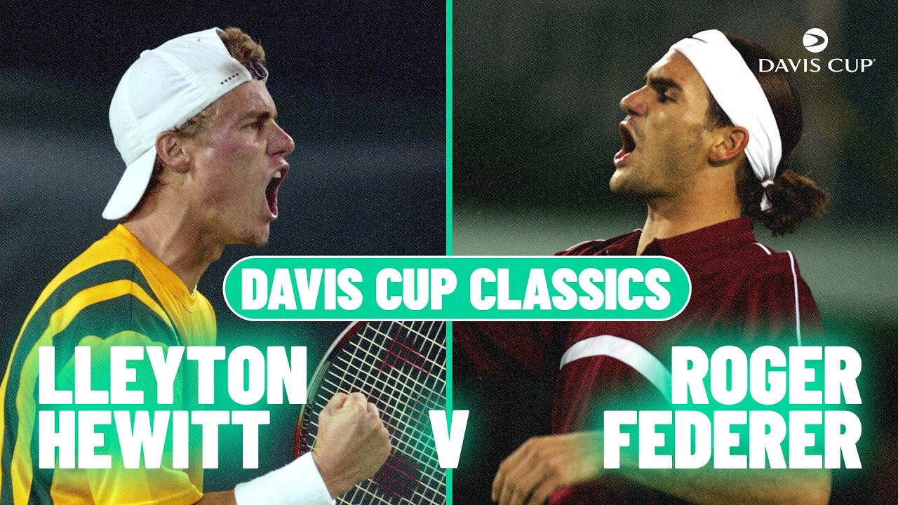 The ULTIMATE comeback?! 🔥 Roger Federer v Lleyton Hewitt | 2003 Davis Cup Semi-Final Full Match!