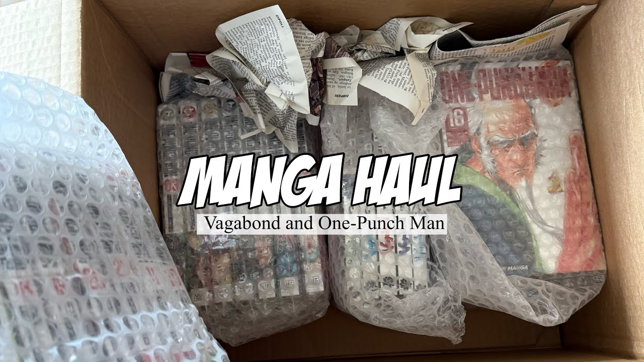 Unbox Vagabond singles and One-Punch Man manga