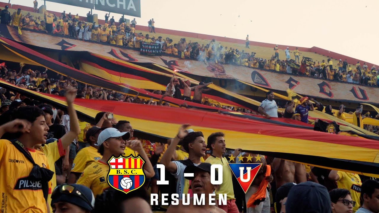 Resumen: Barcelona SC vs LDU (1-0) | Sur Oscura Ecuador 2023 | liga pro