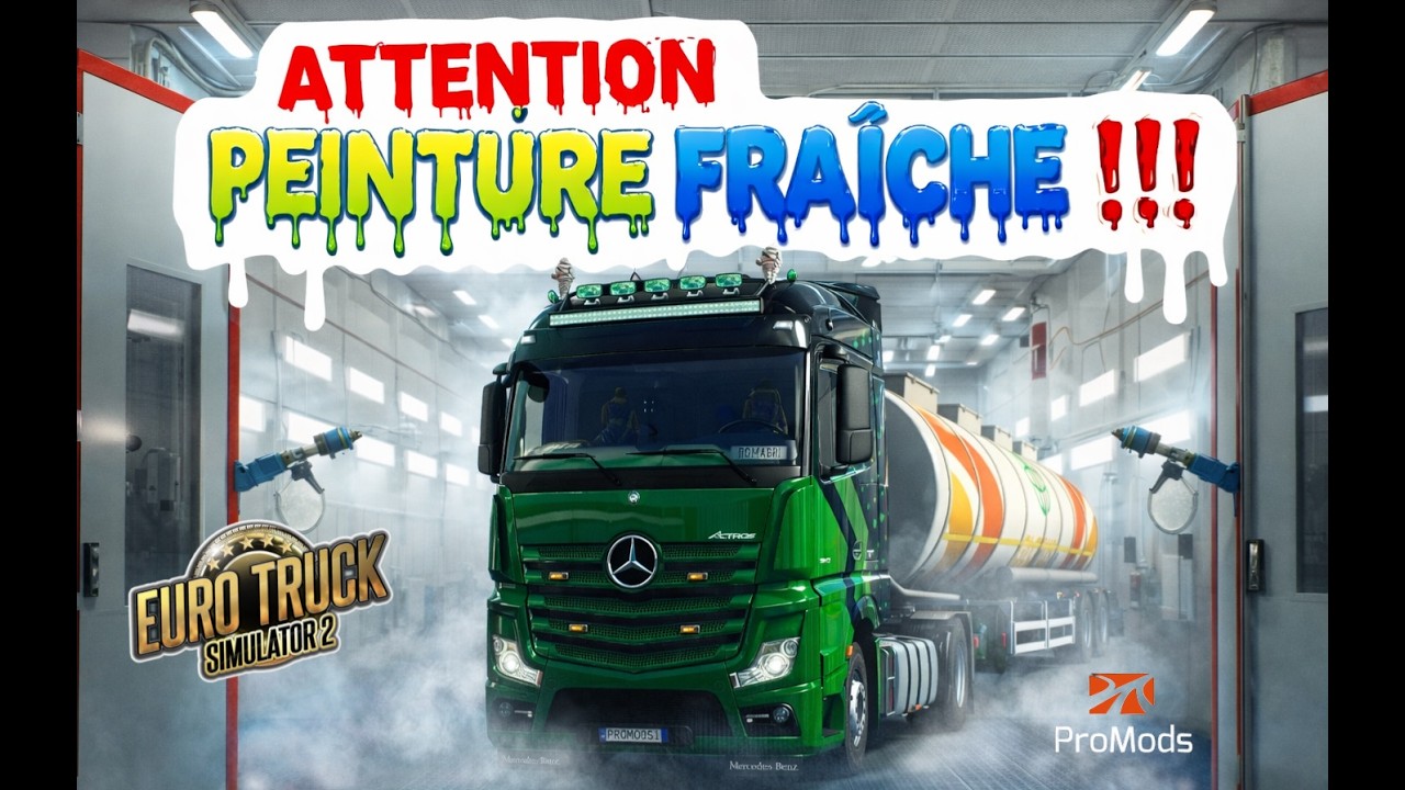 [🔴LIVE ] ETS2 / CARRIERE : DECOUVERTE DU SKIN POUR NOS CAMIONS !!🤩