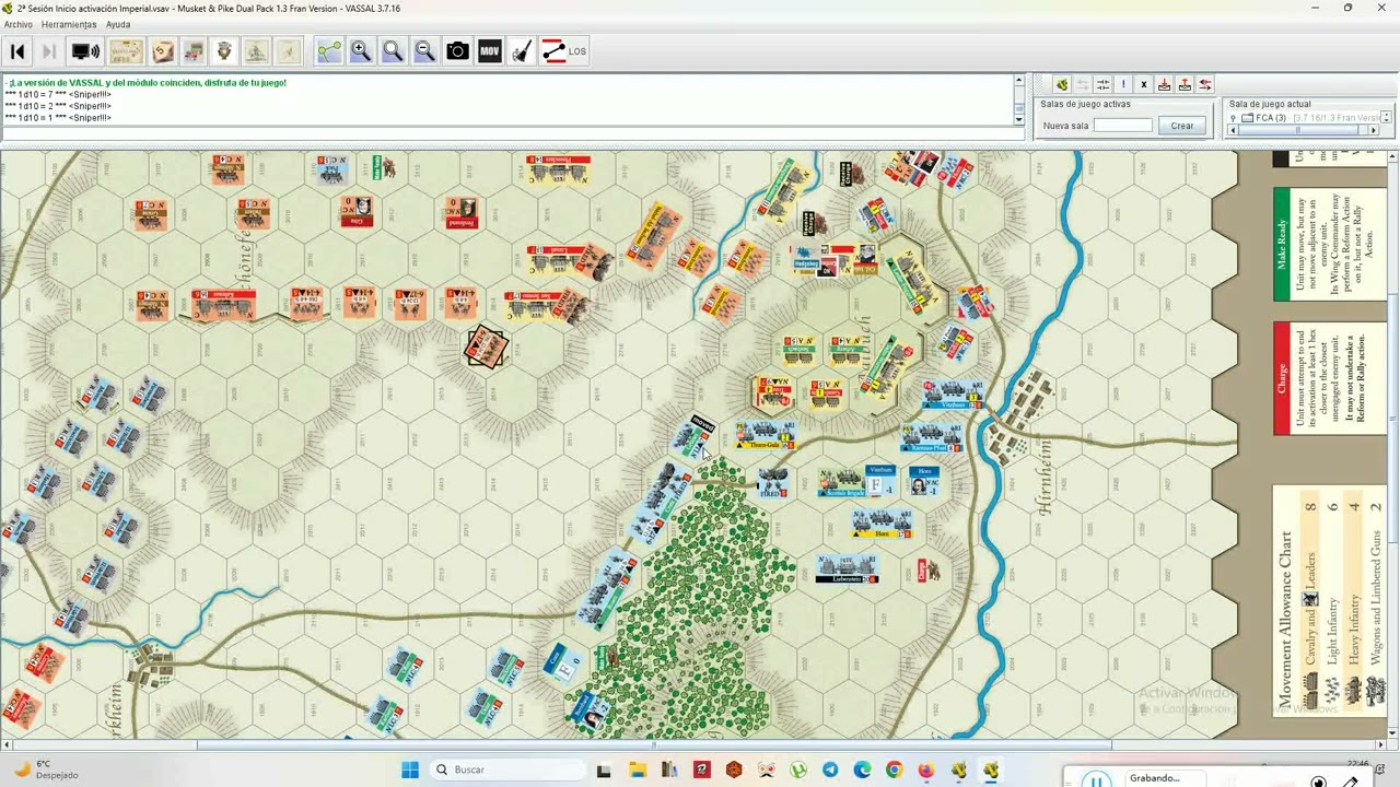 Nördlingen 1634 (Sweden Fights On - Musket & Pike) - 3ª Sesión con Cristóbal vs Fran Sanz