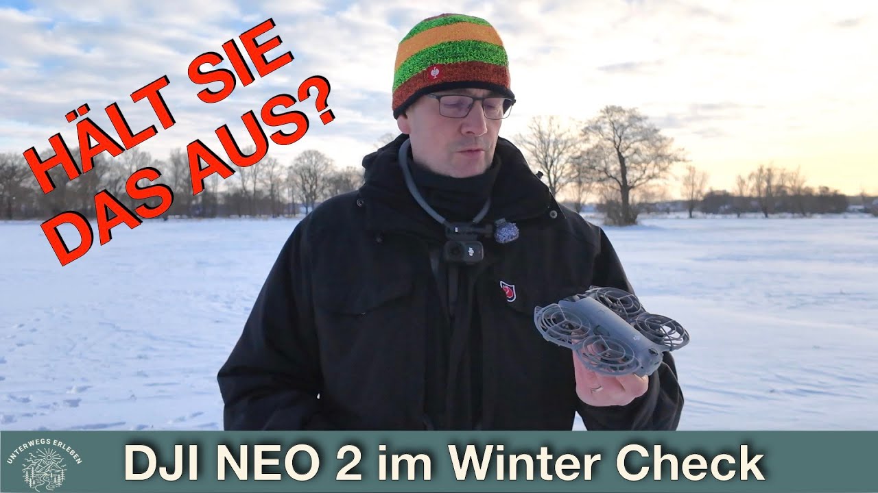 DJI Neo 2: Hält die neue Mini-Drohne echtes Winterwetter aus?