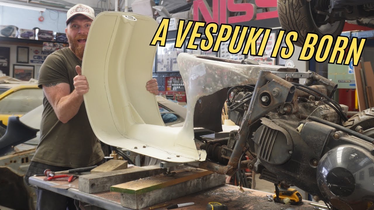 Scrap Vespa and Suzuki become one | Vespa project part 8
