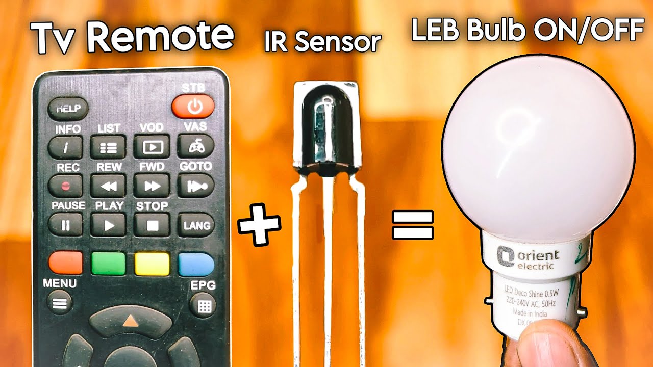 How To On/Off Room Light With TV Remote Very Easy || टीवी रिमोट से कमरे की लाइट कैसे चालू/बंद करें