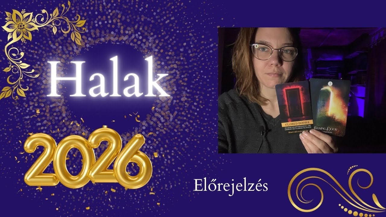 HALAK ♓️ ❄️ 2026 ❄️ÉVES ELŐREJELZÉS 💝