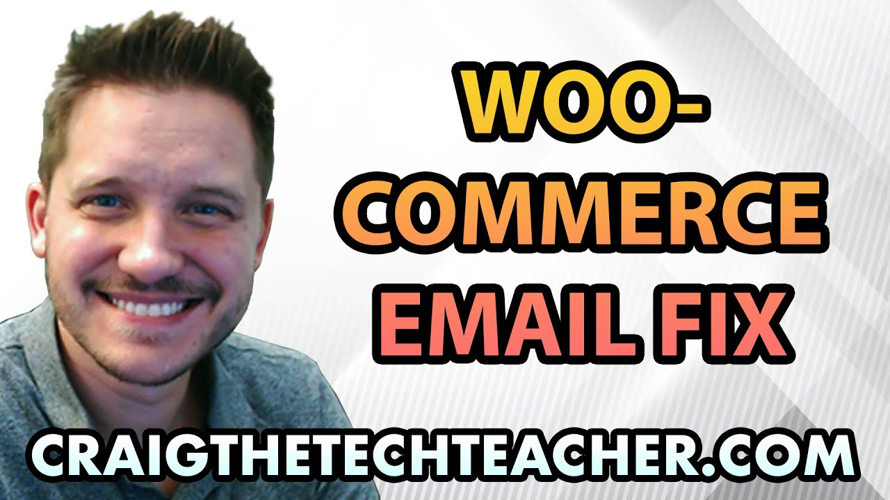 Woocommerce Email Issue Resolved (2020)