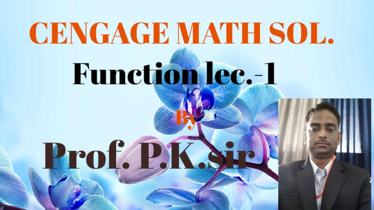 #CENGAGE MATHEMATICS FOR JEE AVANCE/#CALCULUS/#FUNCTION LUECTURE-1