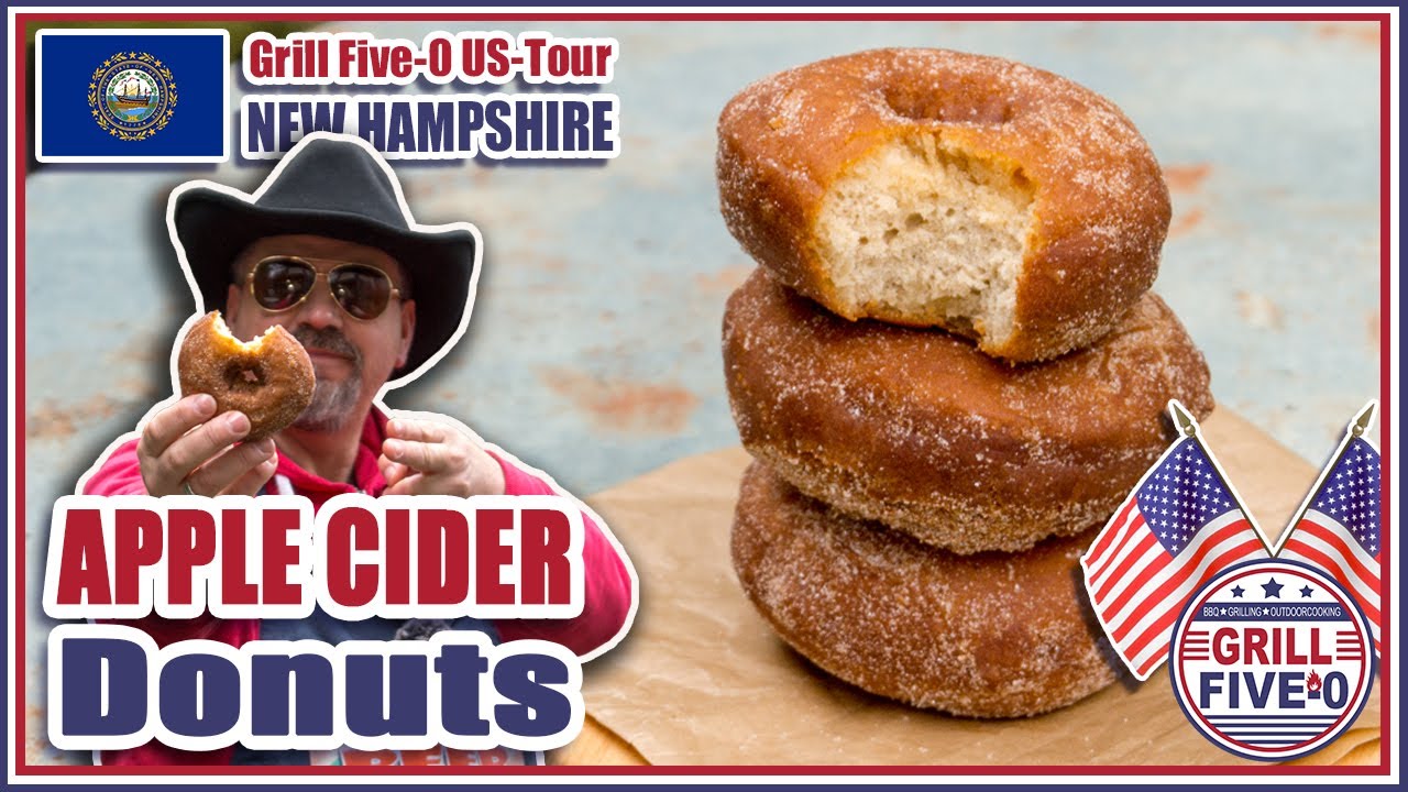 Apple Cider Donuts | fluffig zimtig zuckersüße Versuchung | NEW HAMPSHIRE | Grill Five-0 US-Tour 🇺🇸