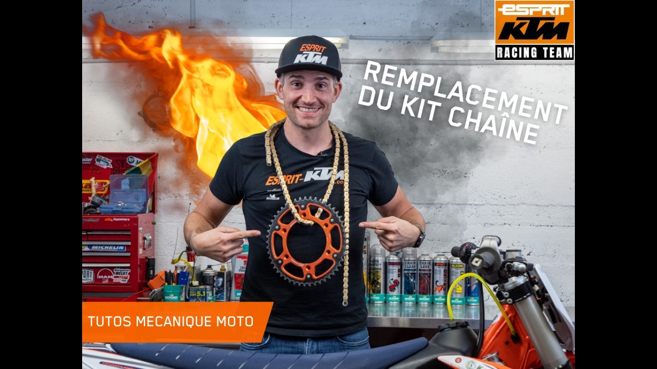 Tuto mécanique moto : Remplacement de kit chaîne avec Benji Melot