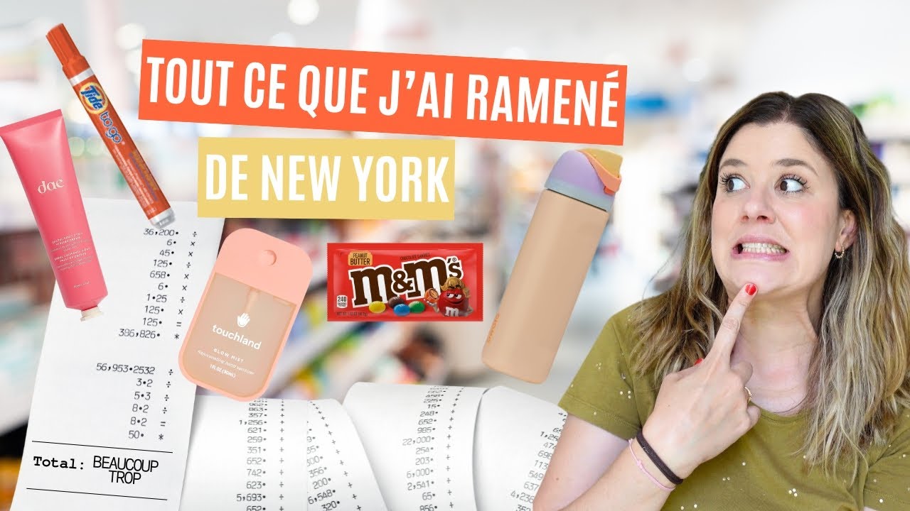 MES ACHATS À NEW YORK 🇺🇸