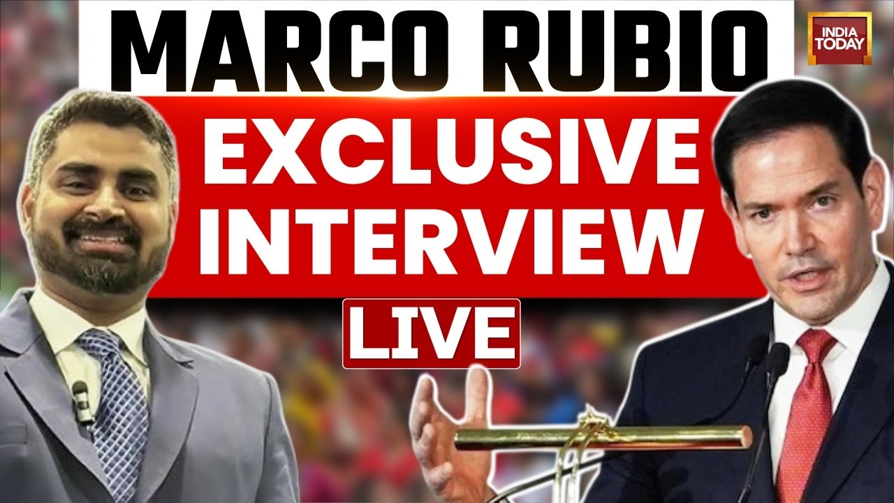 Marco Rubio Exclusive LIVE: US Secretary of State Live On India Today | Trump's Top Diplomat LIVE