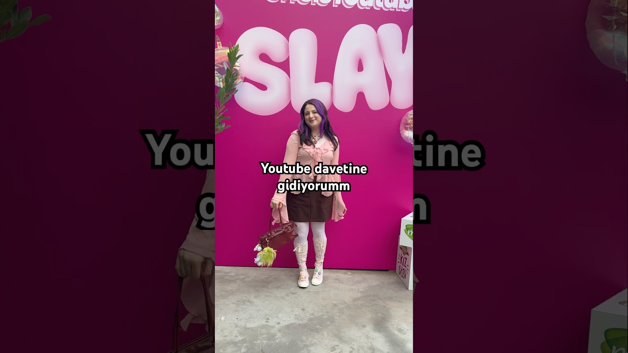 Youtube davetine gidiyorum 😍#davet #sheisyoutube #teammeyzi #shortvideo