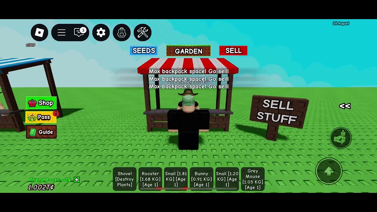 Playing More Grow A Garden