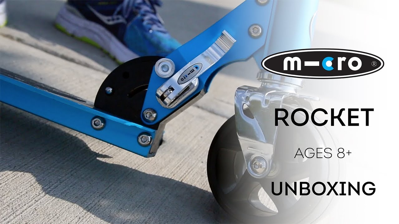 Micro Rocket Wide Wheel Scooter Unboxing | by Micro Kickboard