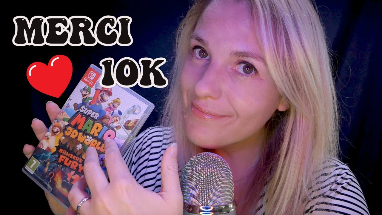ASMR FR ❤️ Annonce pour les 10K (Merciiiii) + Tapping sur tout et n'importe quoi