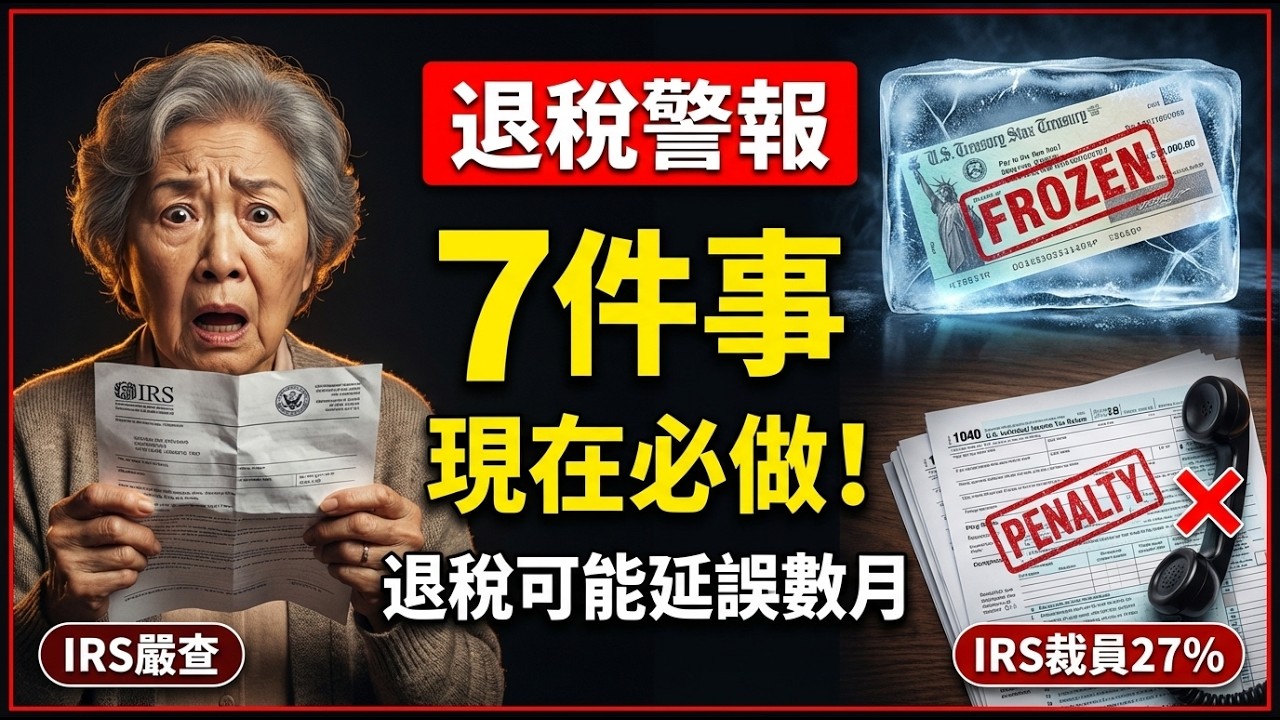 退稅從3週變成3個月！IRS裁掉28,000人，今年報稅你現在必做這7件事