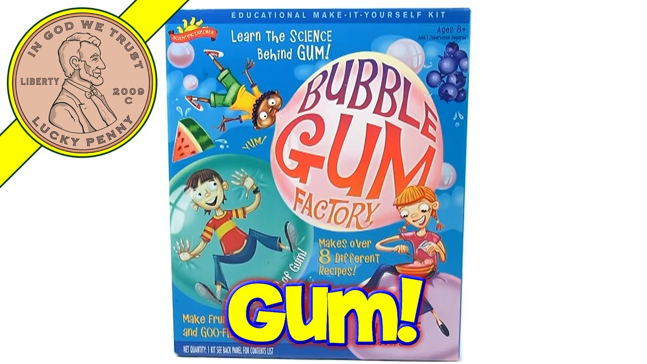 Bubble Gum Factory - Makes 8 Different Recipes, Scientific Explorer